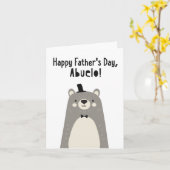 Vatertagskarte für Abuelo Karte (Gelbe Blume)