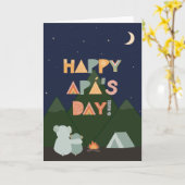 Vatertagskarte für Apá Karte (Gelbe Blume)