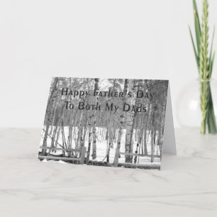 Vatertagskarte für beide Väter Karte