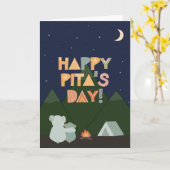 Vatertagskarte für den Pita Karte (Gelbe Blume)