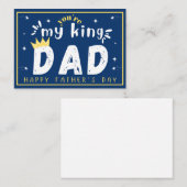 Vatertagskarte für den Vater Mitteilungskarte (Vorne/Hinten)