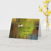 Vatertagskarte für Ehemann - Mallard Pair Karte (Gelbe Blume)