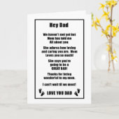 Vatertagskarte für erfahrenen Vater Karte (Gelbe Blume)