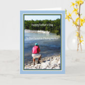 Vatertagskarte für Fotografen Karte (Gelbe Blume)