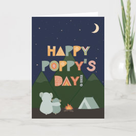 Vatertagskarte für Mohn Karte