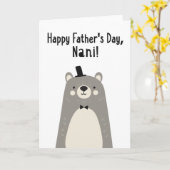 Vatertagskarte für Nani Karte (Gelbe Blume)