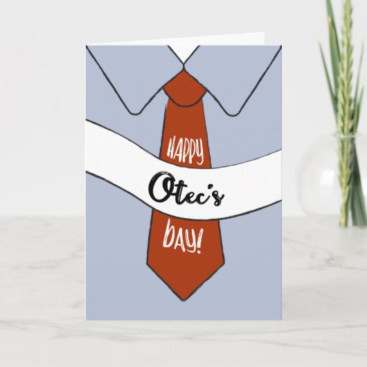 Vatertagskarte für Otec Karte (Vorderseite)