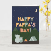 Vatertagskarte für Pappa Karte (Gelbe Blume)