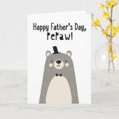 Vatertagskarte für PePaw Karte (Gelbe Blume)