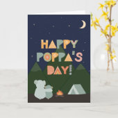 Vatertagskarte für Poppa Karte (Gelbe Blume)