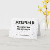 Vatertagskarte für Stiefvater (nicht ein Karte (Gelbe Blume)