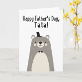 Vatertagskarte für Tata Karte (Gelbe Blume)