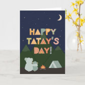 Vatertagskarte für Tatay Karte (Gelbe Blume)