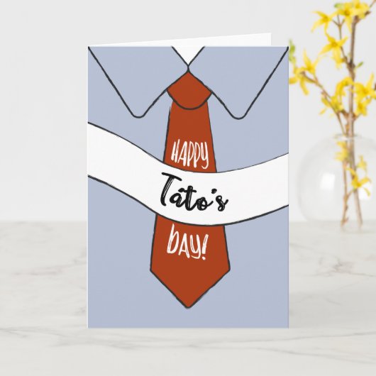 Vatertagskarte für Táto Karte (Gelbe Blume)