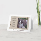 Vatertagskarte für Vater Feiertagskarte (Rückseite)