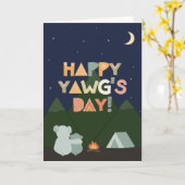 Vatertagskarte für Yawg Karte (Gelbe Blume)