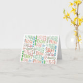 Vatertagskarte Karte (Gelbe Blume)