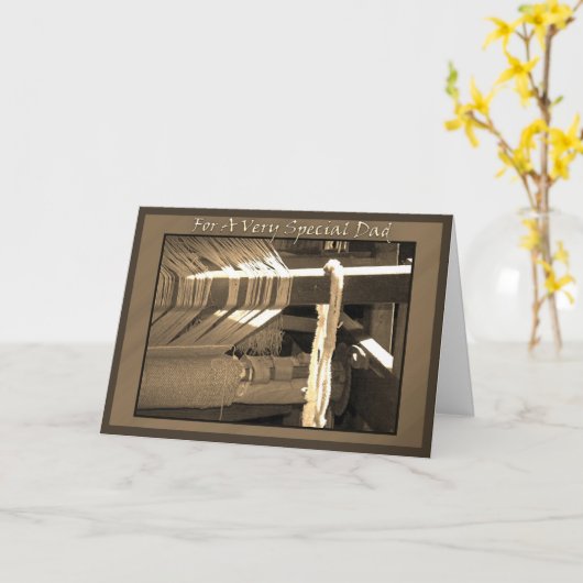 Vatertagskarte Karte (Gelbe Blume)