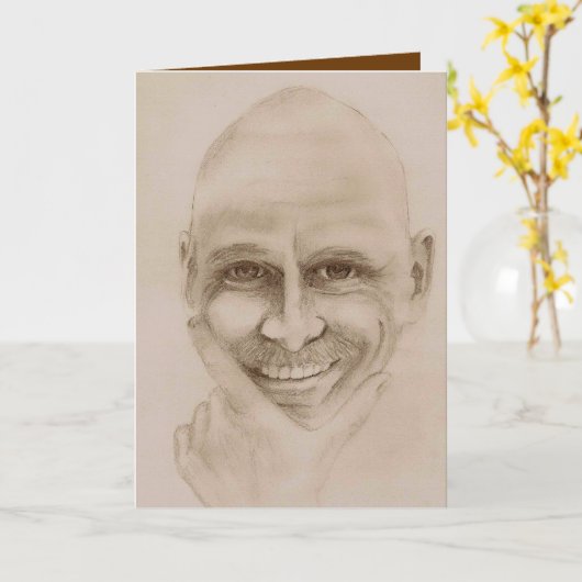 Vatertagskarte Karte (Gelbe Blume)