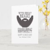 Vatertagskarte Karte (Gelbe Blume)