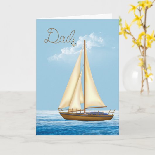 Vatertagskarte Karte (Gelbe Blume)