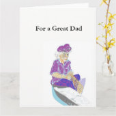 Vatertagskarte Karte (Gelbe Blume)