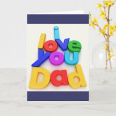 Vatertagskarte Karte (Gelbe Blume)