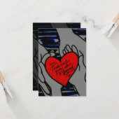 Vatertagskarte Karte (Vorderseite/Rückseite Beispiel)