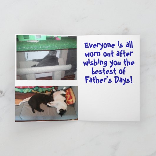 Vatertagskarte Karte (Innenseite)