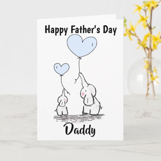 Vatertagskarte Karte (Gelbe Blume)