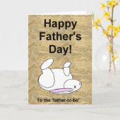 Vatertagskarte Karte (Gelbe Blume)