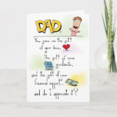 Vatertagskarte Karte (Vorderseite)