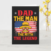 Vatertagskarte Karte (Gelbe Blume)