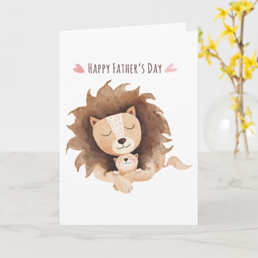 Vatertagskarte Karte (Gelbe Blume)