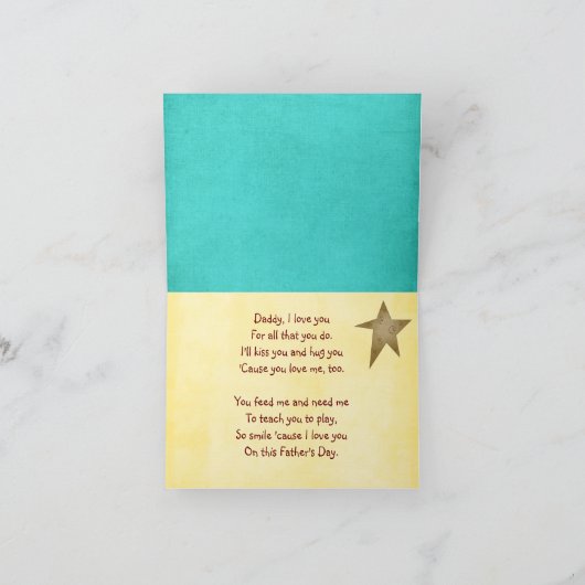 Vatertagskarte Karte (Innenseite)