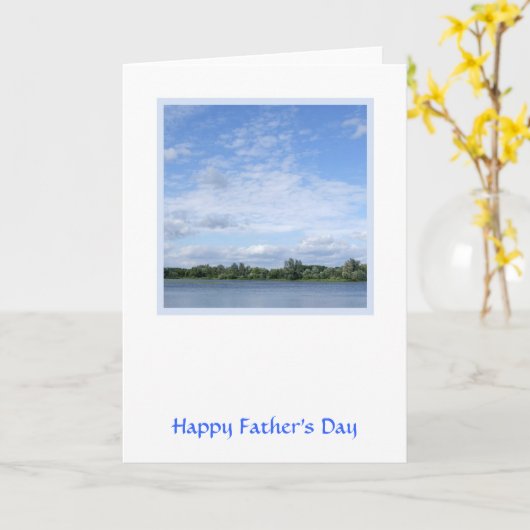 Vatertagskarte Karte (Gelbe Blume)