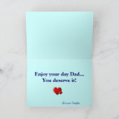 Vatertagskarte Karte (Innenseite)