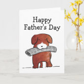 Vatertagskarte Karte (Gelbe Blume)