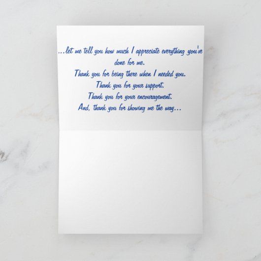 Vatertagskarte Karte (Innenseite)