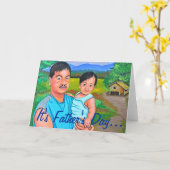 Vatertagskarte Karte (Gelbe Blume)