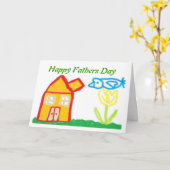 Vatertagskarte Karte (Gelbe Blume)