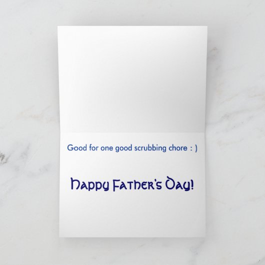 Vatertagskarte Karte (Innenseite)