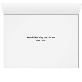 Vatertagskarte mit Bahnübergang (Innenansicht Horizontal (Unten))