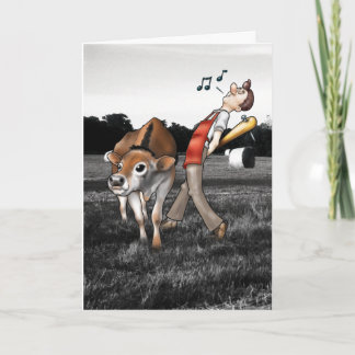 Vatertagskarte mit FLEISCH! Karte