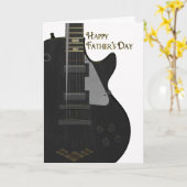 Vatertagskarte mit Gitarre Karte (Gelbe Blume)