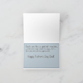 Vatertagskarte mit Traktor Karte (Innenseite)