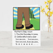 Vatertagskarte/Personalisieren, weil Karte (Gelbe Blume)