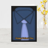 Vatertagskarte - Shirt und Krawatte Karte (Gelbe Blume)