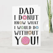 Vatertagskarte spenden karte (Vorderseite)