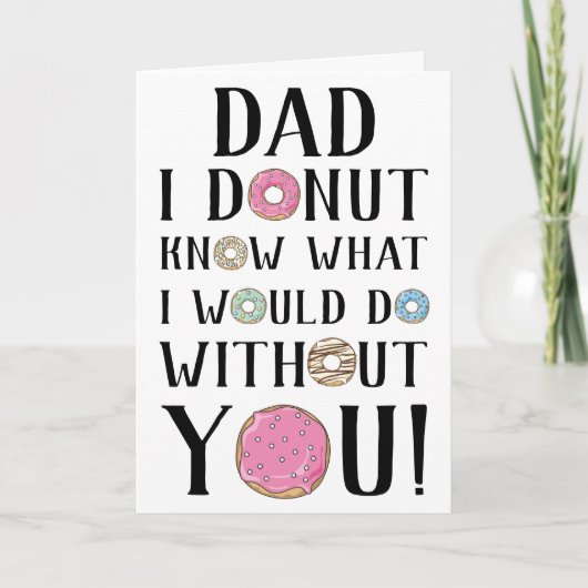 Vatertagskarte spenden karte (Vorderseite)